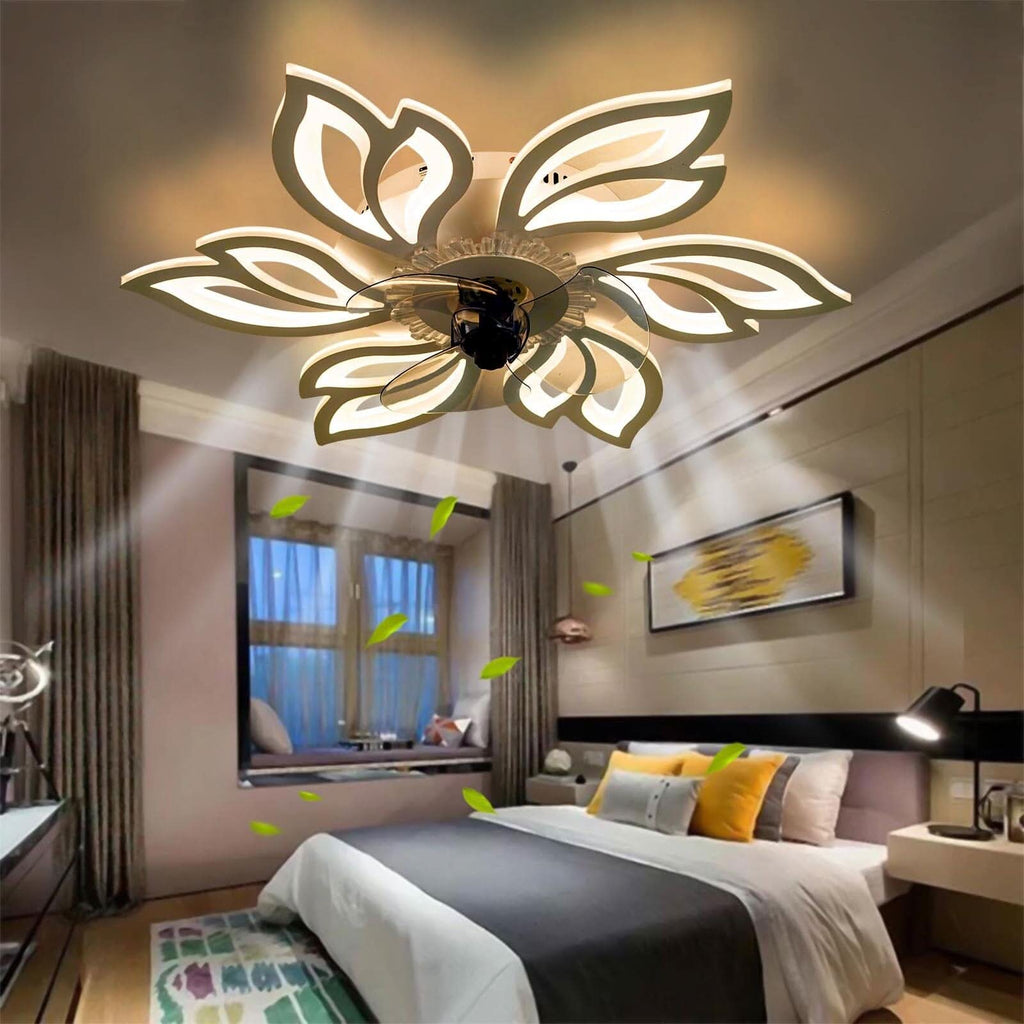 65cm Dia. Modern Flower Shape Ceiling Fan with Light