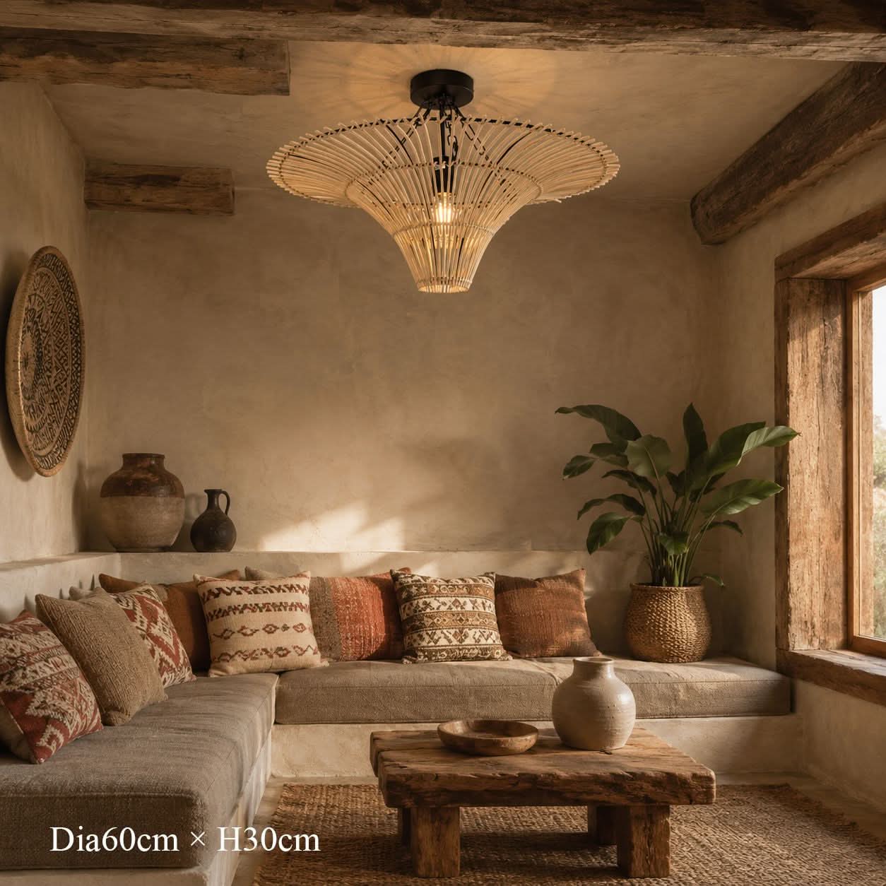 Lightsin Flying Saucer-Shaped Ceiling Light for Dining Room & Kitchen Island, 60-120cm