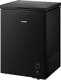 COMFEE White/Black 99L Freestanding Chest Freezer with Digital Temperature Control