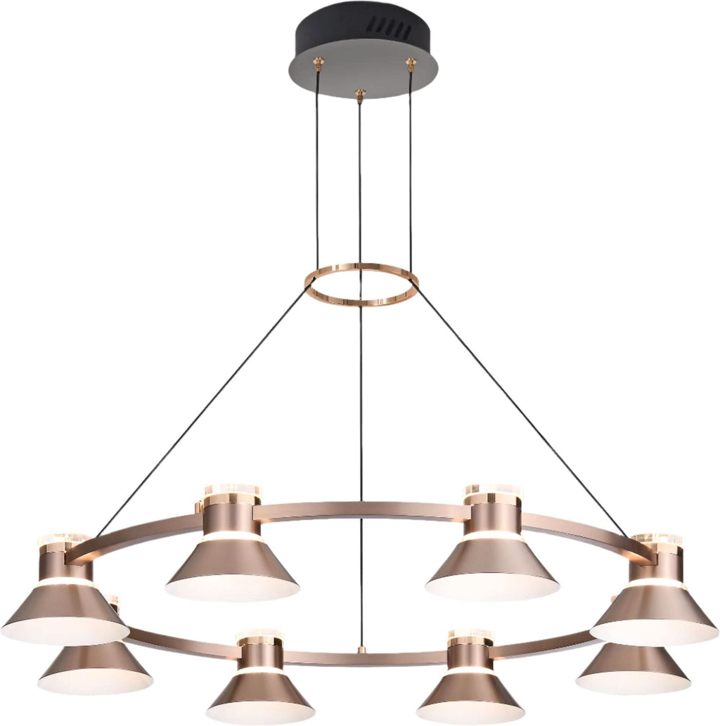 Lightsin Modern Aluminum LED Pendant Light with 3-Colour Changing