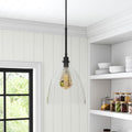 Modern Style Glass Single Light Pendant Light