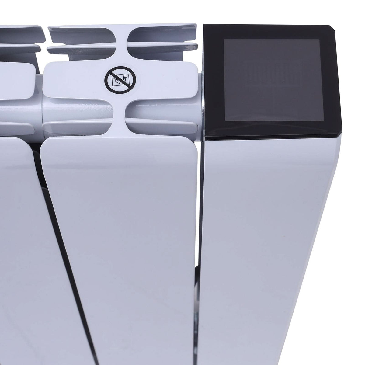 Ceramic Electric Radiator with Wi‑Fi & LCD Touch – White or Matte Black (700 W/1000 W/1500 W/2000 W)