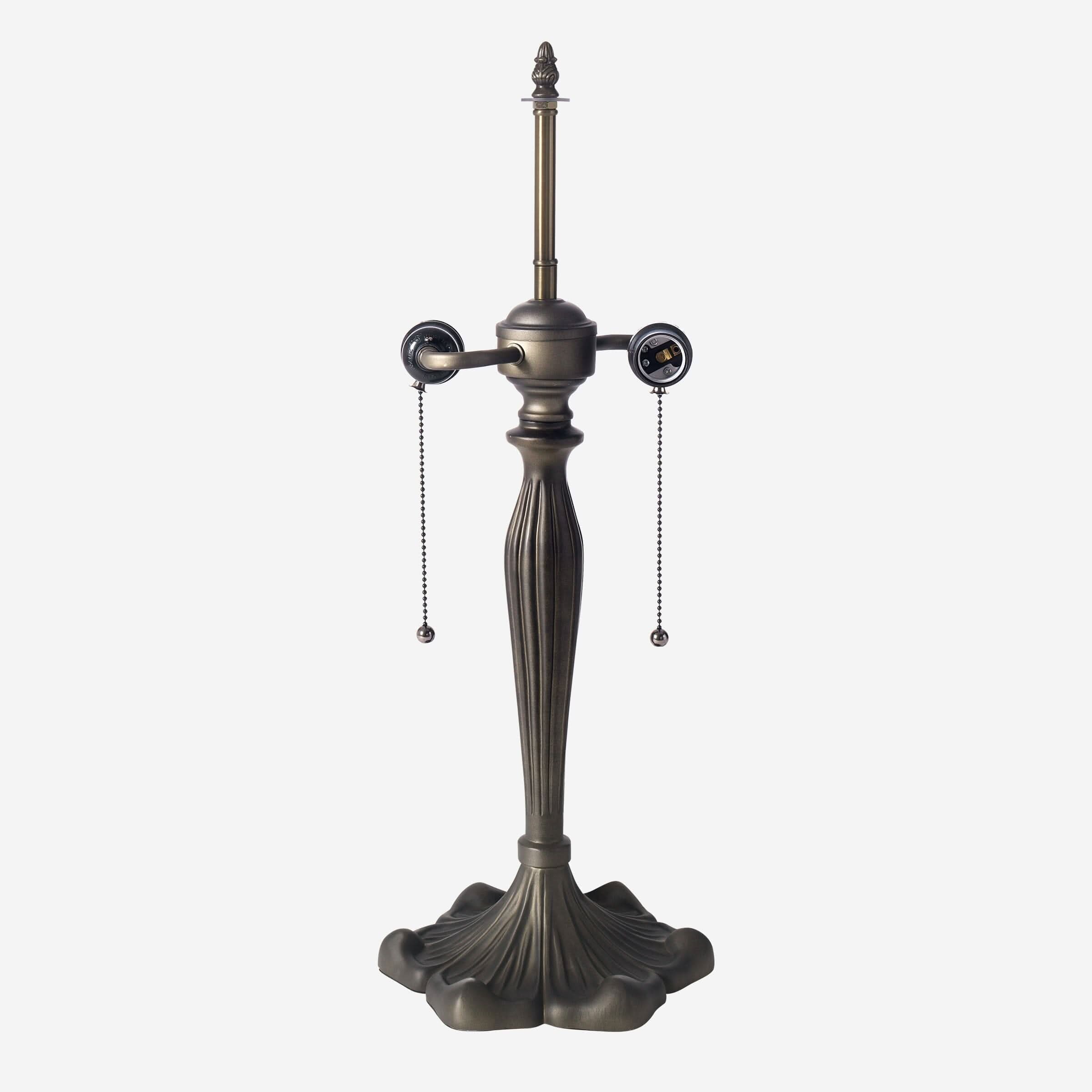 Lightsin Tiffany Table Lamp | Handcrafted Stained Glass Rose Series