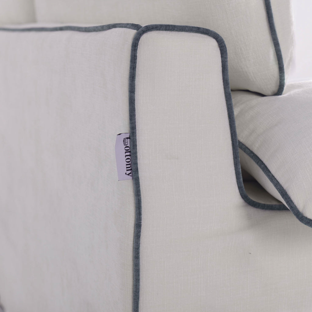 Cottonfy Stylish Lambswool Sofa with Detachable Design