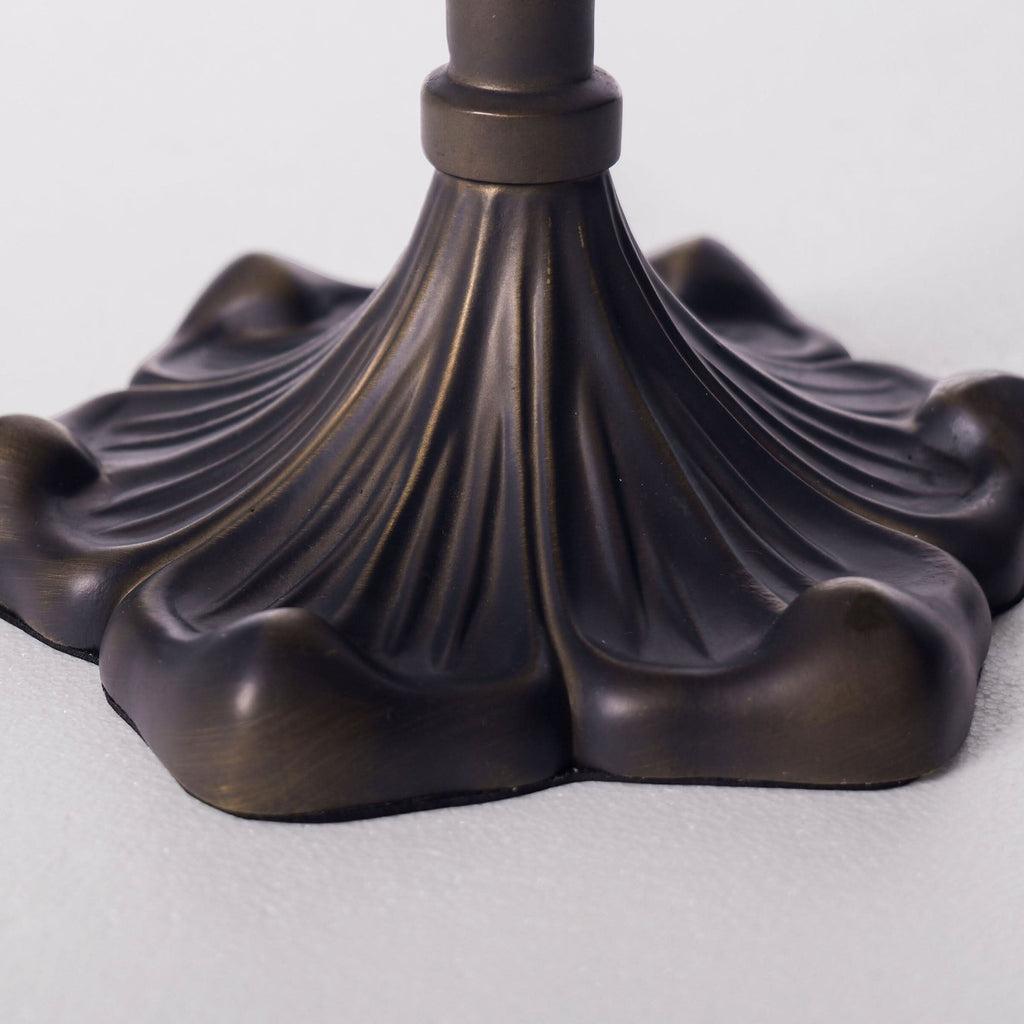 Lightsin Tiffany Table Lamp | Handcrafted Stained Glass Rose Series