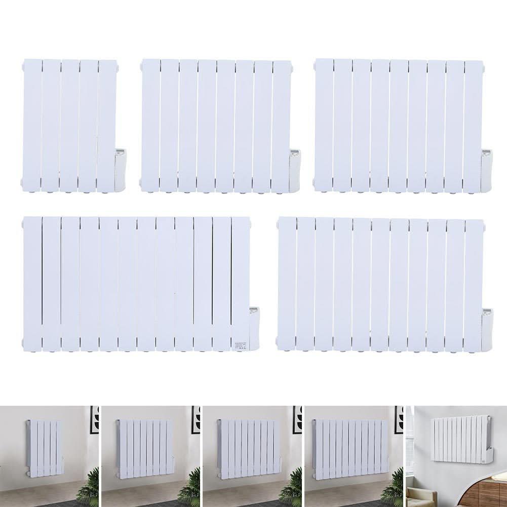 57.5 H Oil Filled Electric Radiator Heater with LCD Thermostat 900W to 2000W Space Heaters