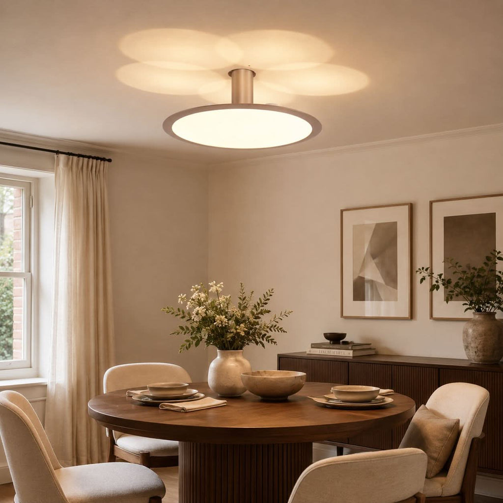 Lightsin Brushed Rose Gold Aluminum Pendant Light with Stepless Dimming