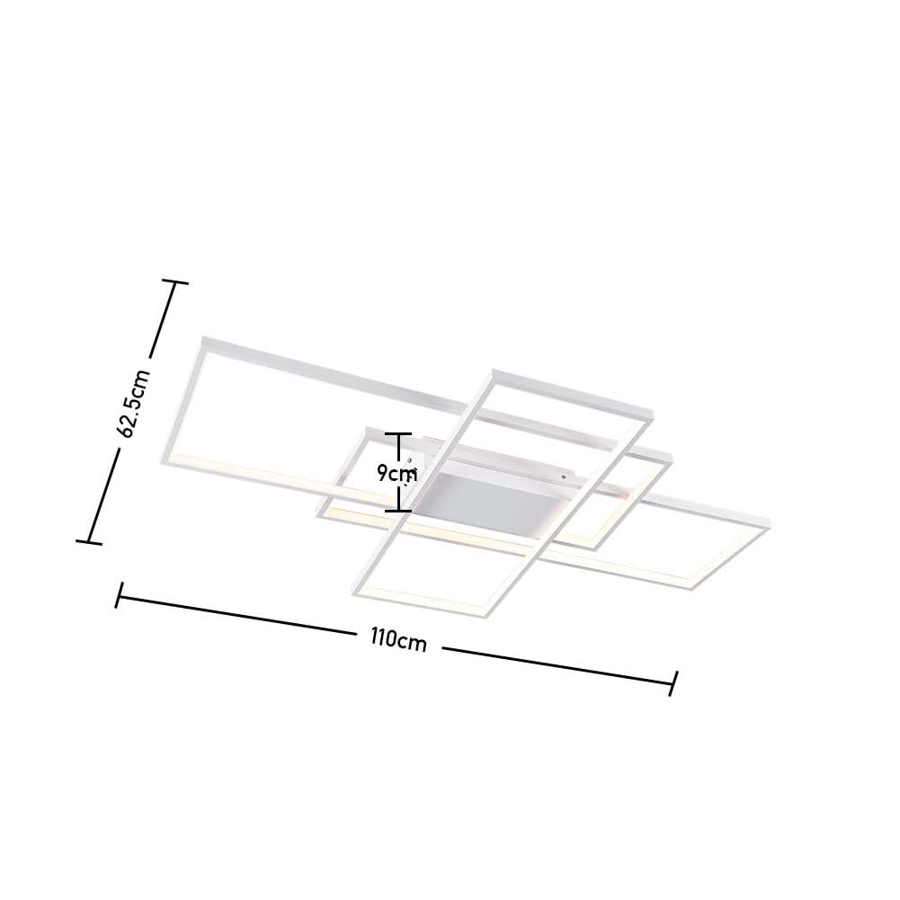 62/80W LED Ceiling Light Dimmable 3000K-6000K
