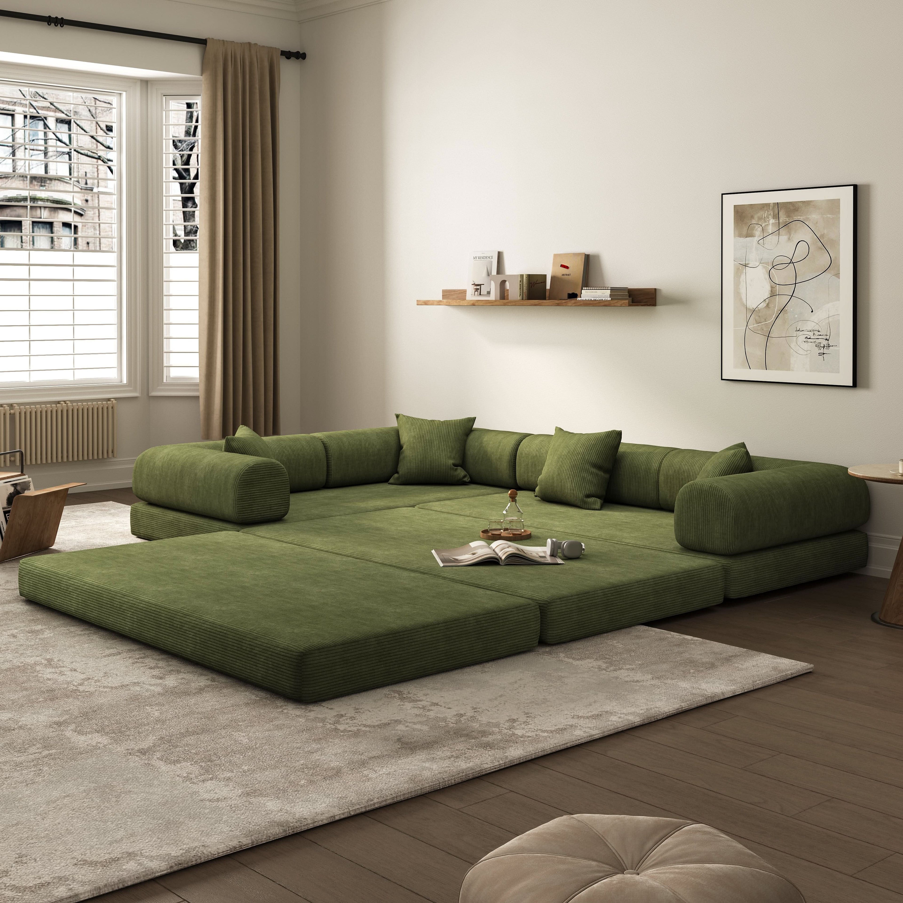 Cottonfy Matcha Toast Sofa Bed
