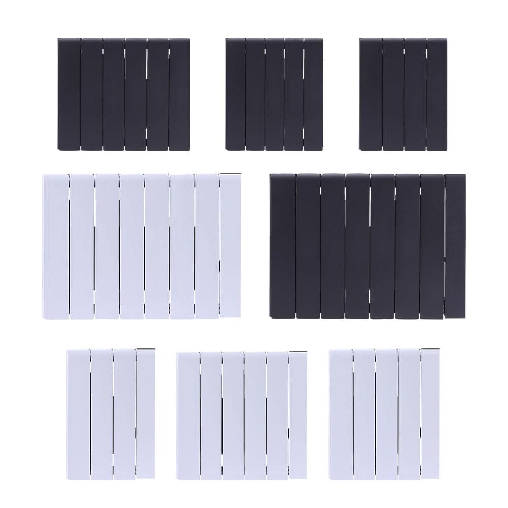 Ceramic Electric Radiator with Wi‑Fi & LCD Touch – White or Matte Black (700 W/1000 W/1500 W/2000 W)