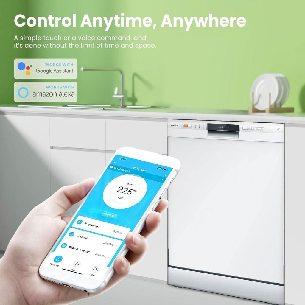 COMFEE Cloud Wash Freestanding Dishwasher with 12 place settings