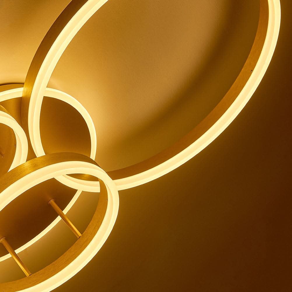 2/3.5 ft Circles  Ceiling Light with LED Dimmable/Non-Dimmable