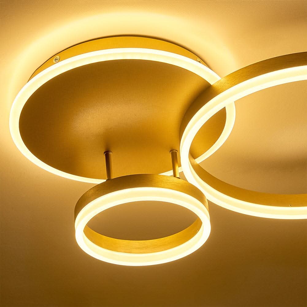 2/3.5 ft Circles  Ceiling Light with LED Dimmable/Non-Dimmable