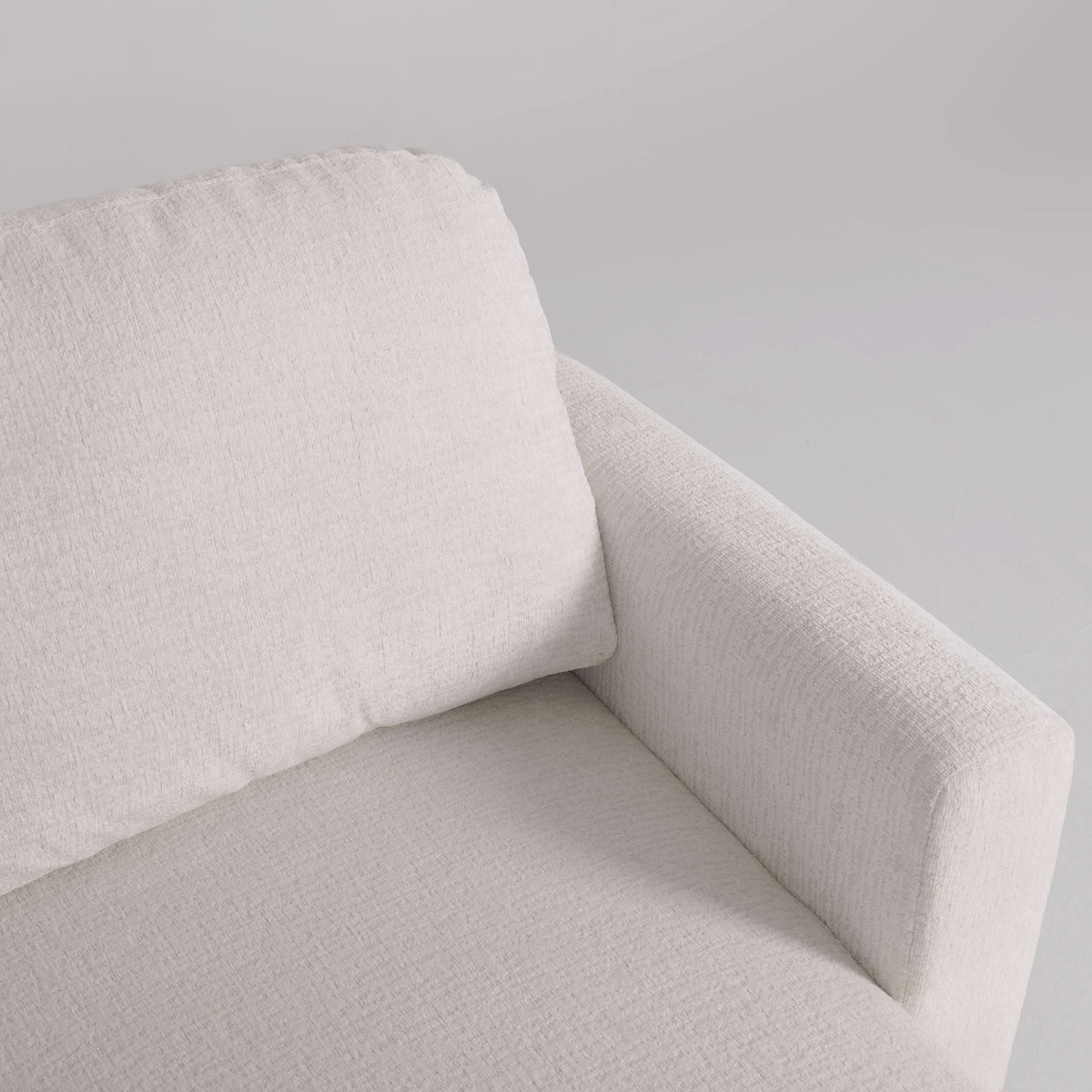 L-Shaped Sofa and Chaise Lounge Set with Wooden Legs