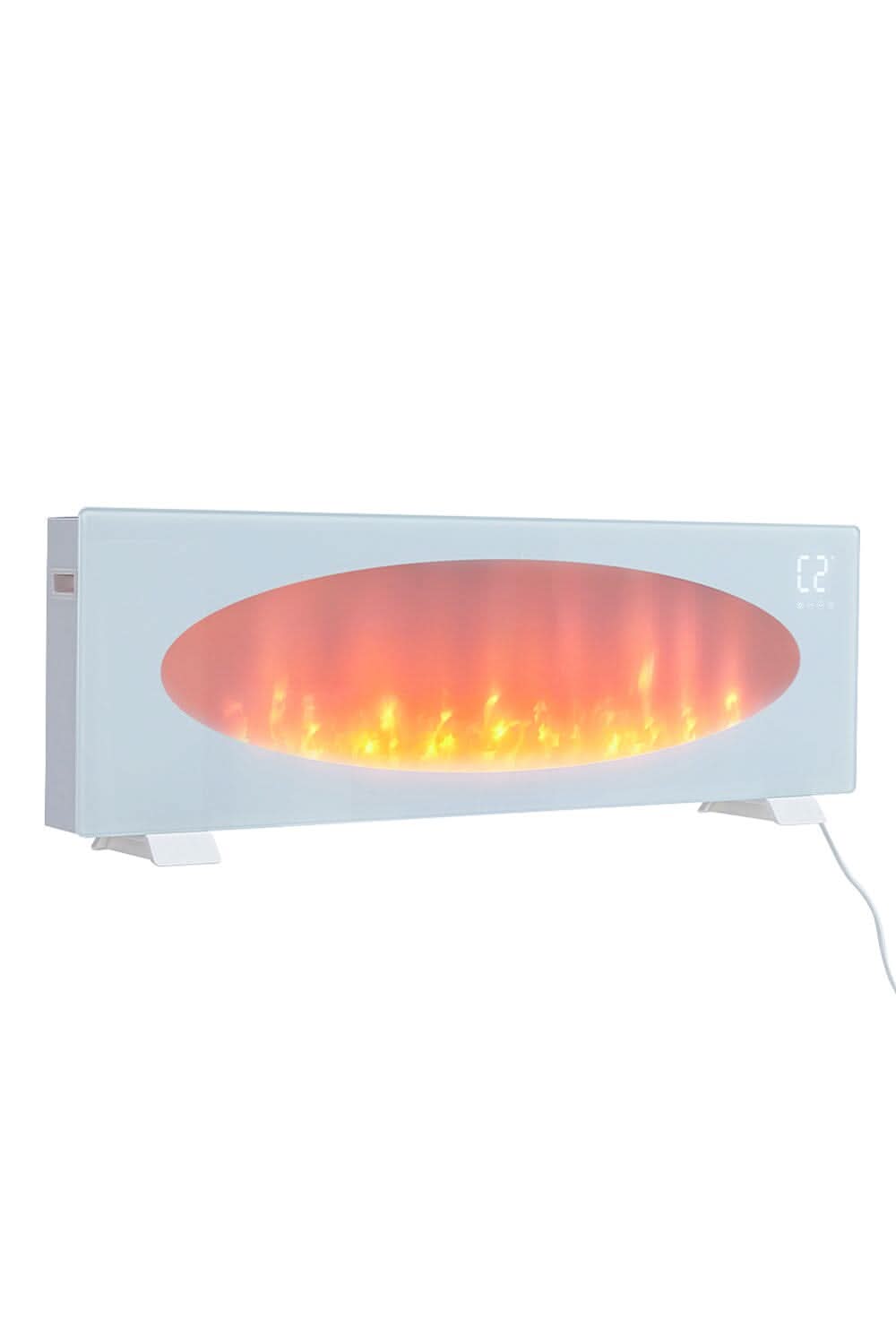 42 Inch Freestanding Electric Fireplace 2000W 7 Vibrant Colours
