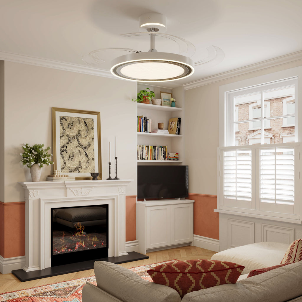 Lightsin 48 Inch Ceiling Fan with Quiet Reversible DC Motor