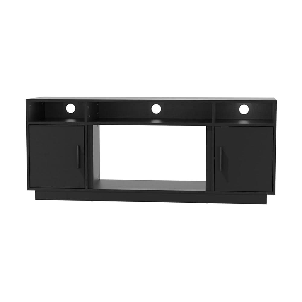 30Inch Electric Fireplace TV Stand | Large Media Cabinet with 24 Colour Options