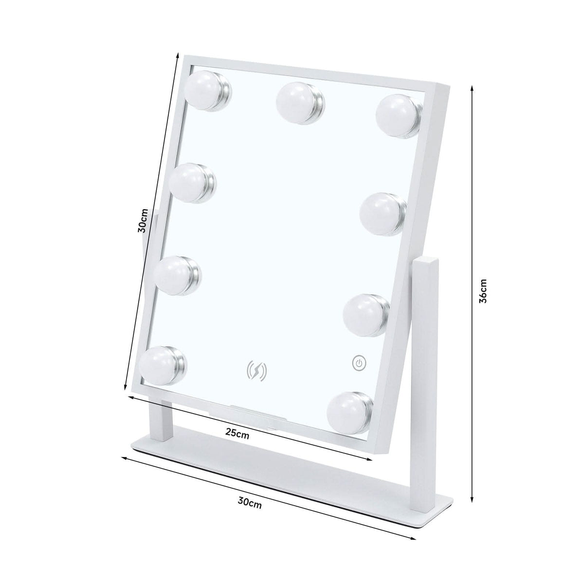 Adjustable LED Hollywood Vanity Mirror Touch Screen Control