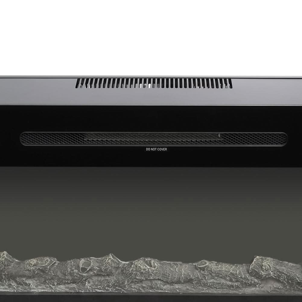 50 Inch Wall Mounted Electric Fireplace Insert Heater 9 Flame Colours 1800W
