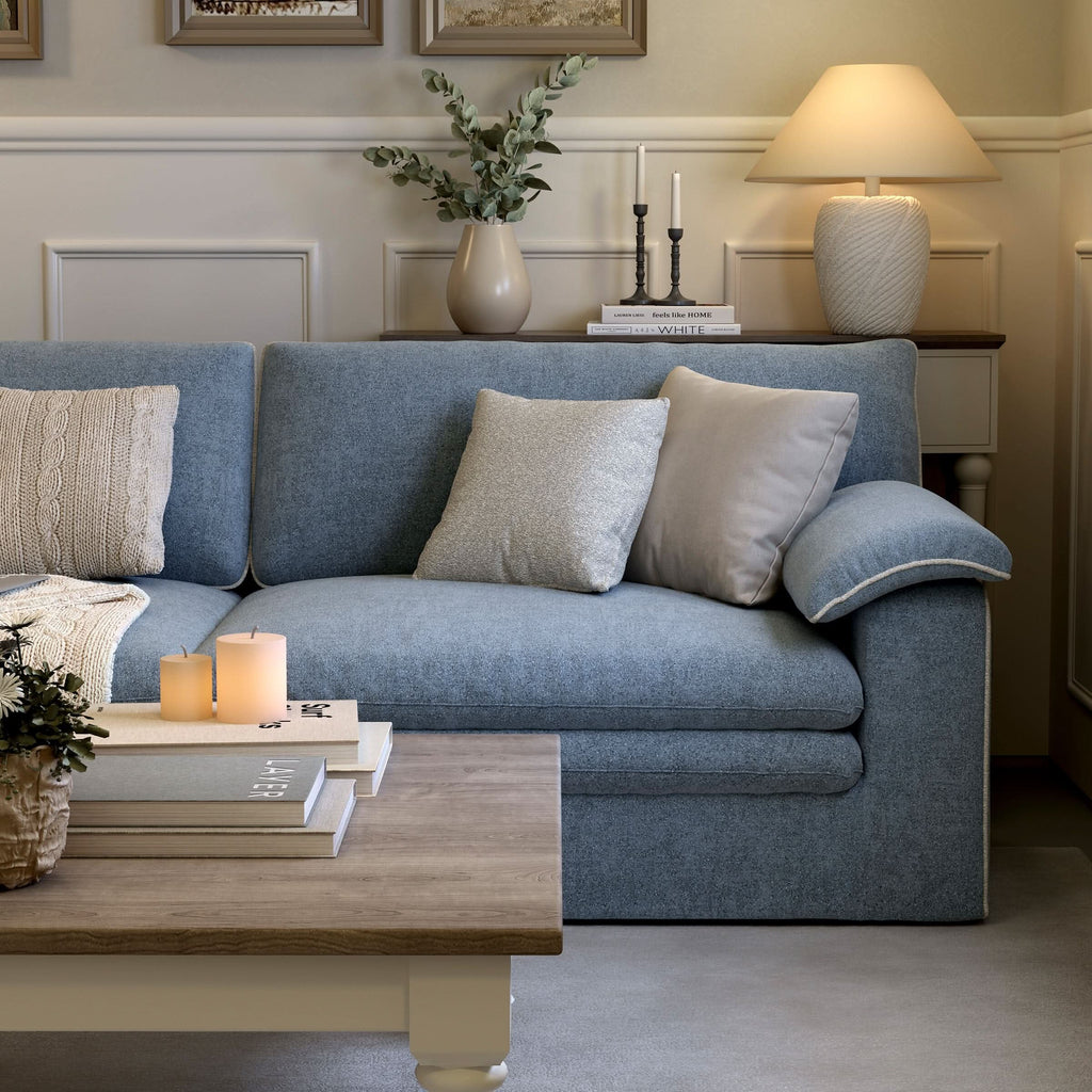 Cottonfy Stylish Lambswool Sofa with Detachable Design