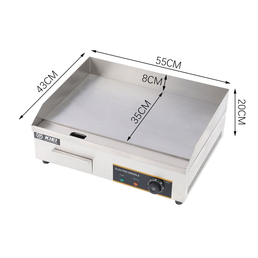 73cm W Stainless Steel Electric Griddle Need to Connect Air Circuit-Breaker