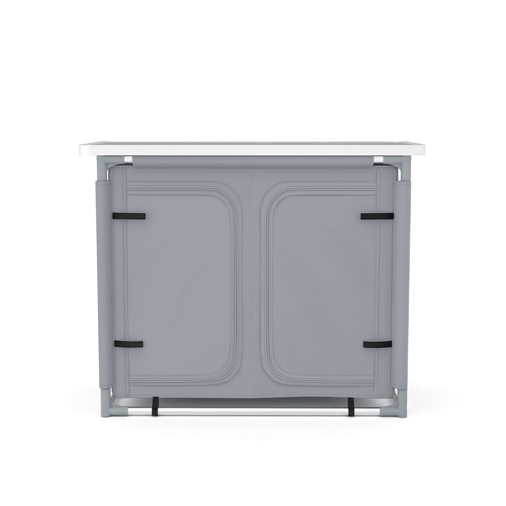 Camping Outdoor Kitchen with 4 Adjustable Feet and 6 Layers