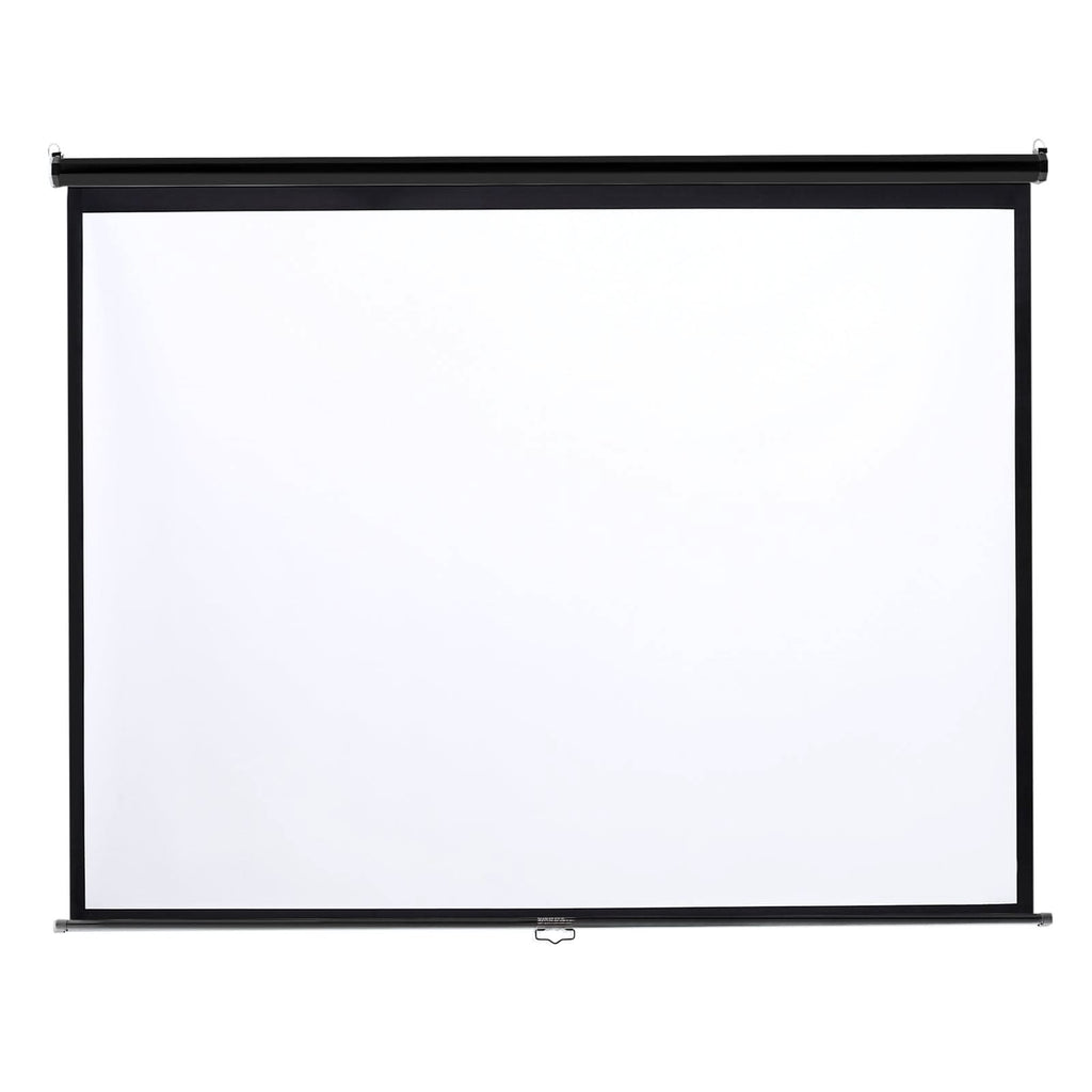 4:3 Projector Screen with Manual Pull Down for Home Theater