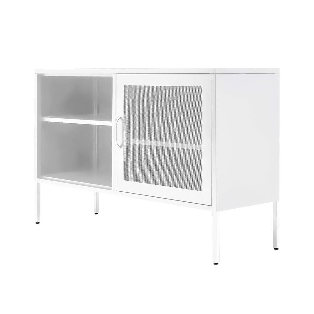 Freestanding Steel File Filing Cabinet with Open Shelves