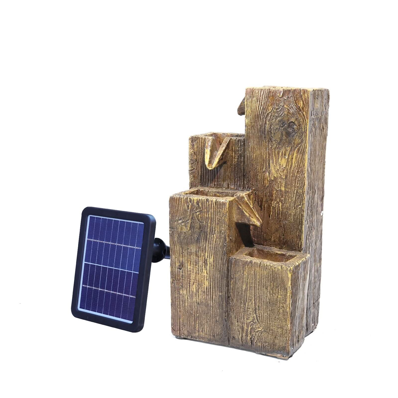 Garden Fountain Self Containing Water Feature Solar Powered