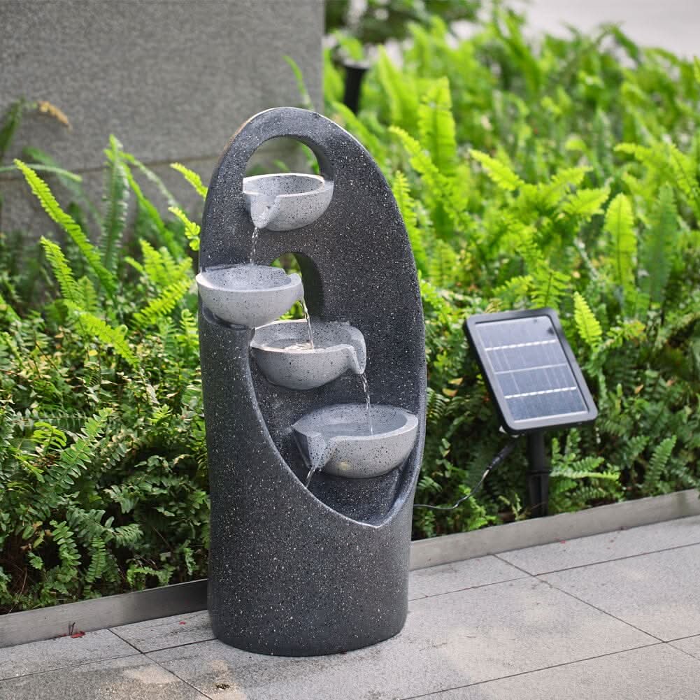 68cm H 4-Tier Cascading Garden Water Feature water fountain