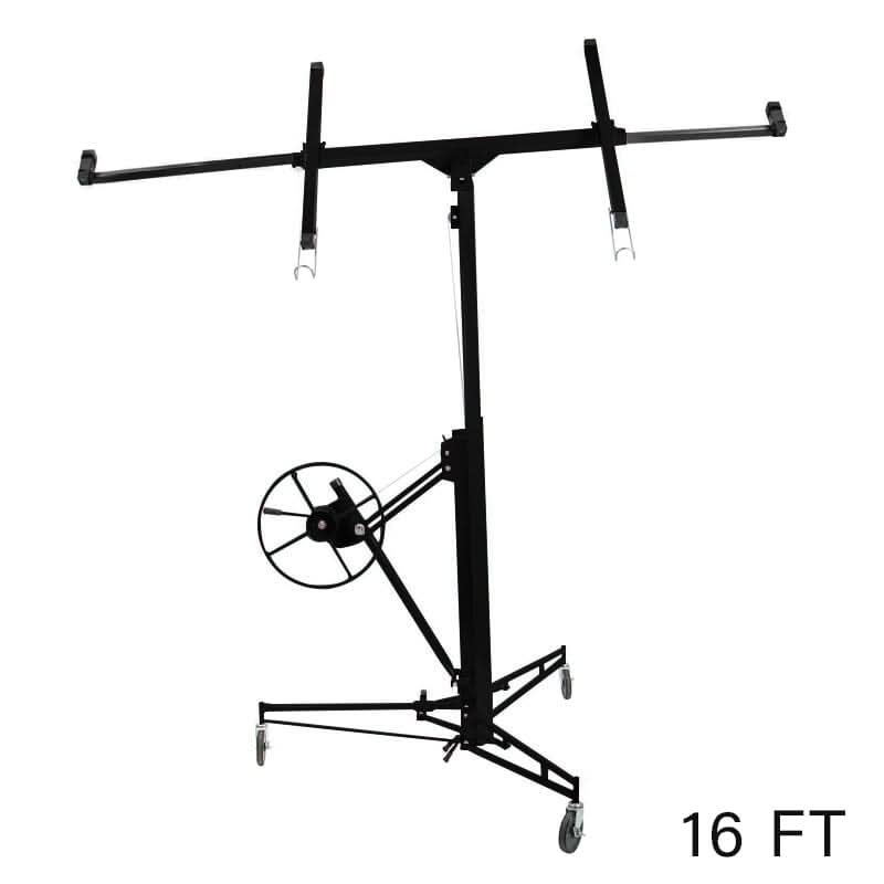 11/16ft Yellow/Red/Black/Blue Drywall Lifter with Rolling Casters Panel Hoist