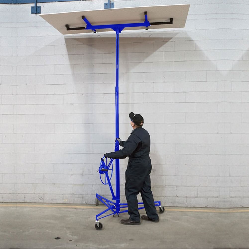 11/16ft Yellow/Red/Black/Blue Drywall Lifter with Rolling Casters Panel Hoist