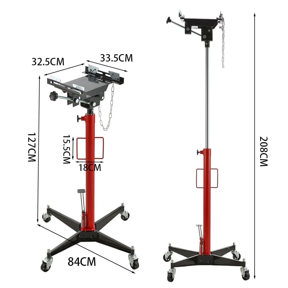 208cm Height 0.5 Ton High Lift Transmission Jack