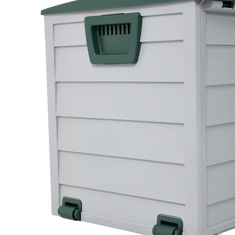 Waterproof Large Plastic Garden Storage Box with Wheels