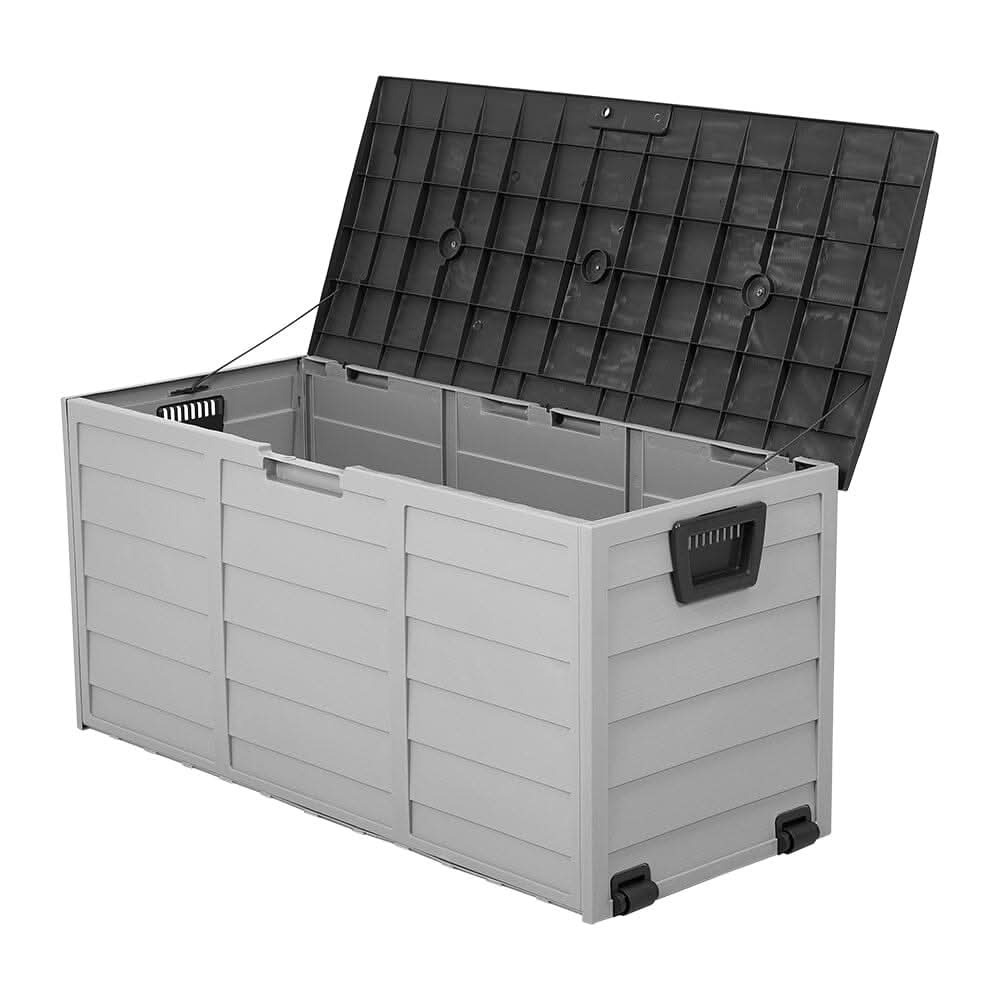 Waterproof Large Plastic Garden Storage Box with Wheels