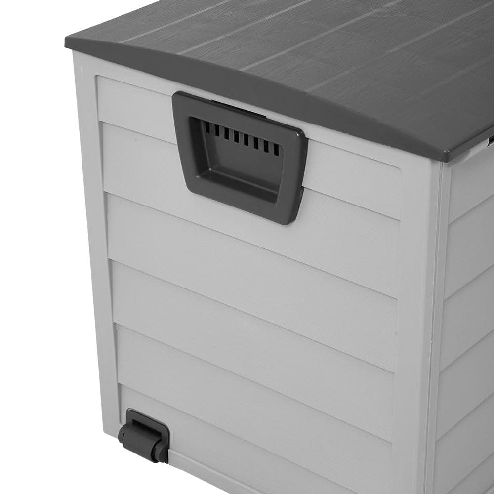 Waterproof Large Plastic Garden Storage Box with Wheels