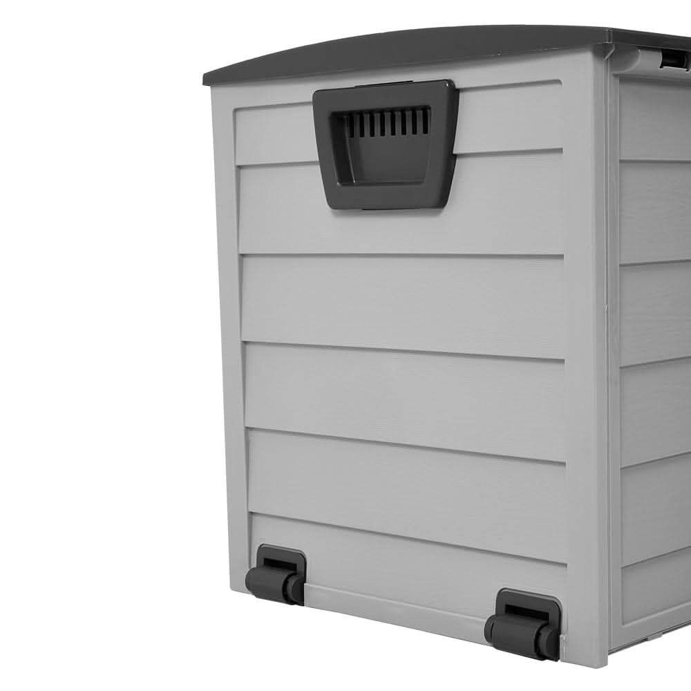 Waterproof Large Plastic Garden Storage Box with Wheels