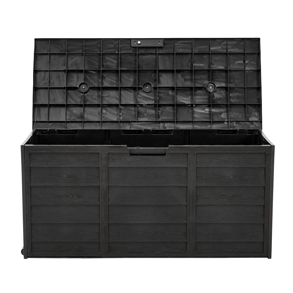 Waterproof Large Plastic Garden Storage Box with Wheels