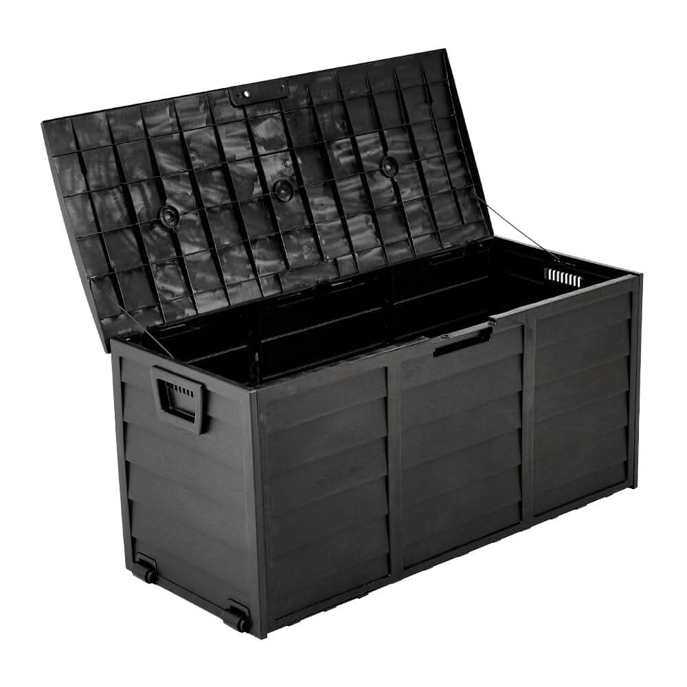 Waterproof Large Plastic Garden Storage Box with Wheels