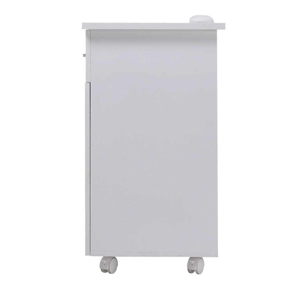 Wheeled Manicure Table with Electric Dust Extractor