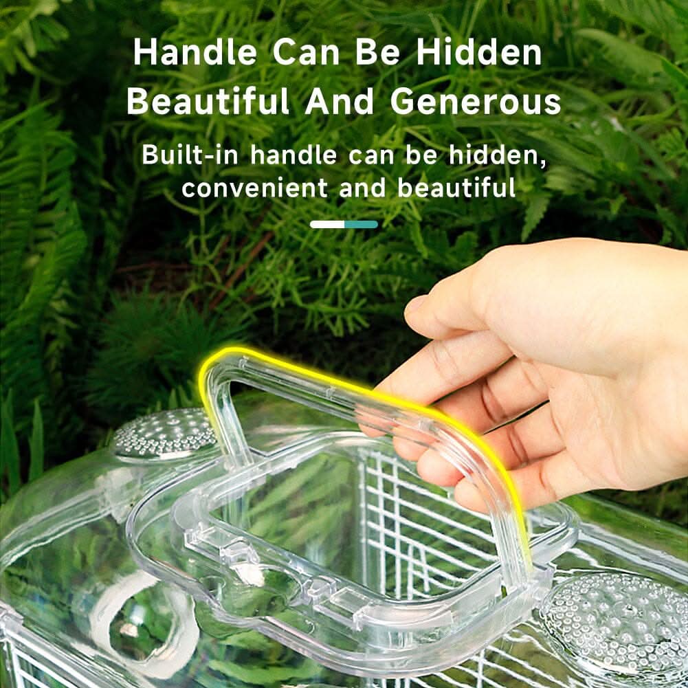 Portable Transparent Hamster Cage