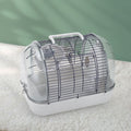 Crystal View Hamster Cage with Silent Exercise Wheel & Accessories