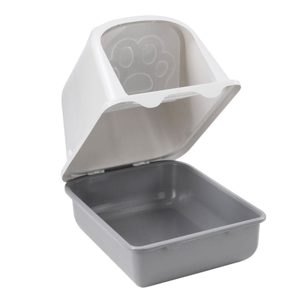 Large Enclosed Cat Litter Box: Odor Control and Spill Prevention