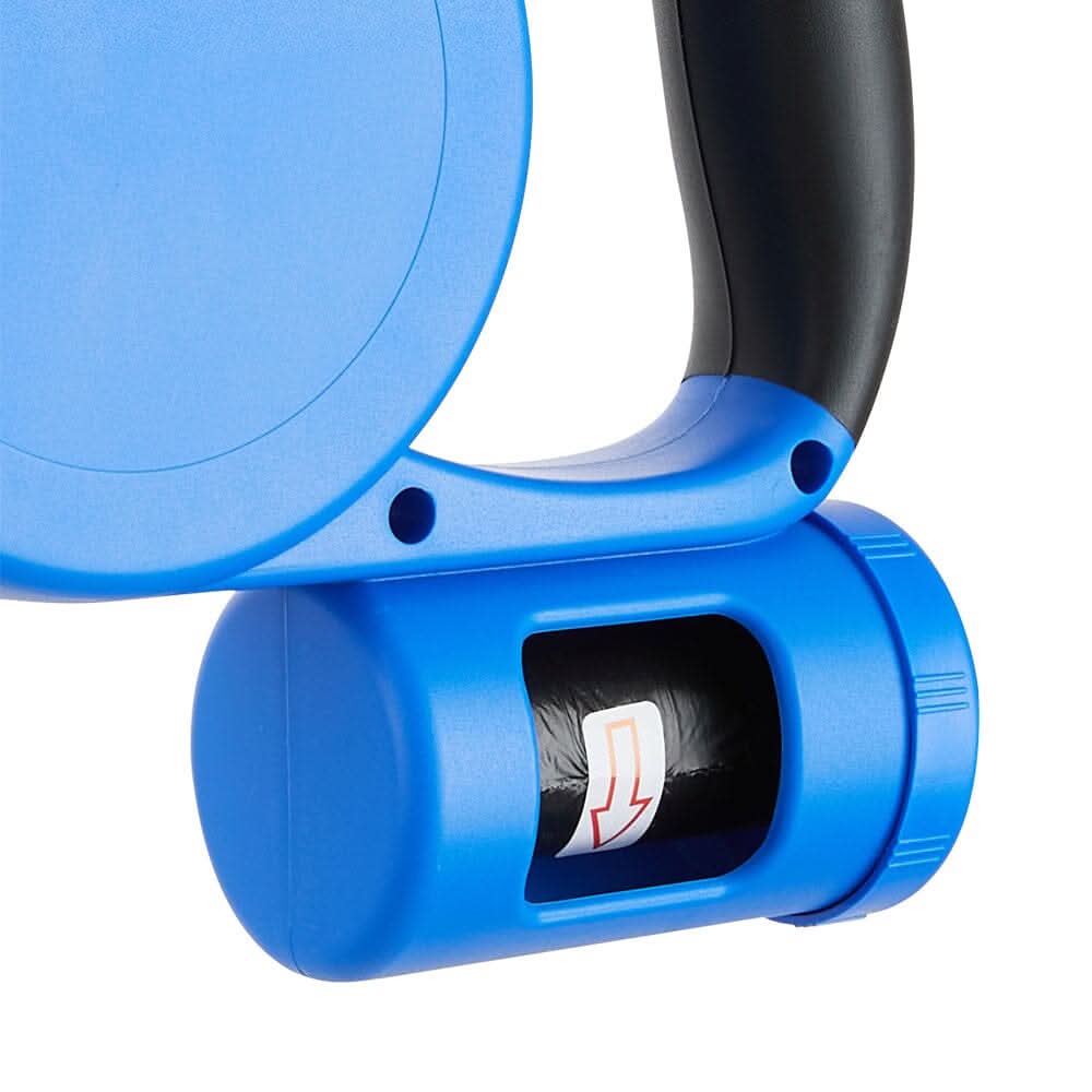 PetVoyage 5M Retractable Leash with LED and Waste Dispenser