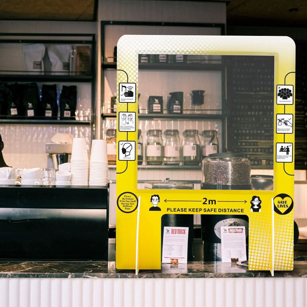 Protective Screen with Acrylic Window
