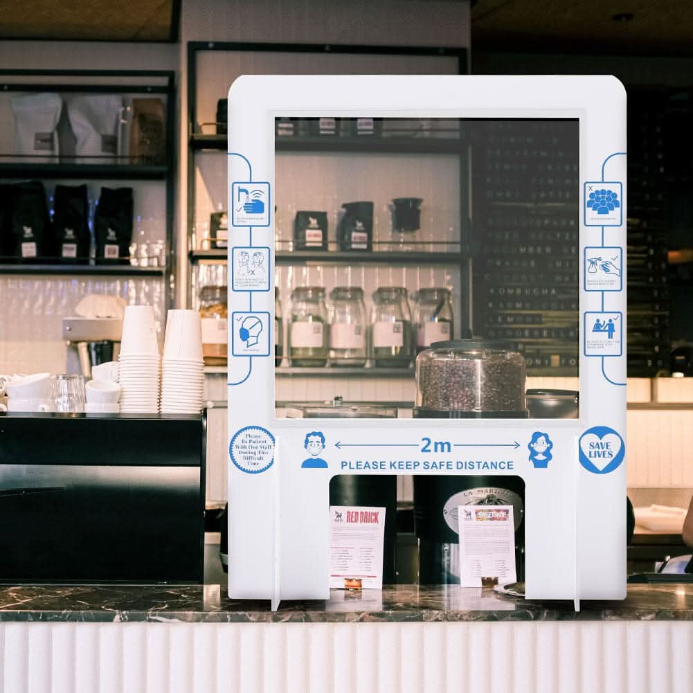Protective Screen with Acrylic Window