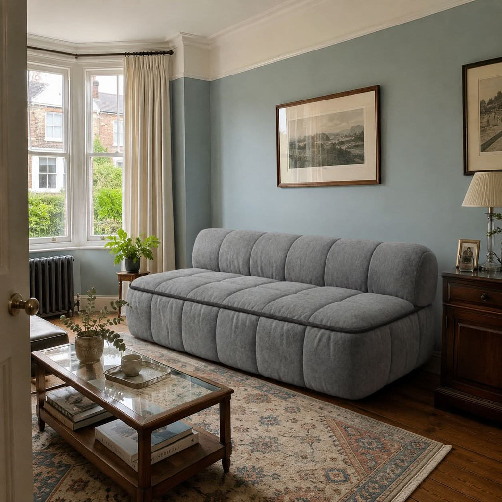 Convertible Sofa Bed with Sleeping Bag Style and Removable Cover