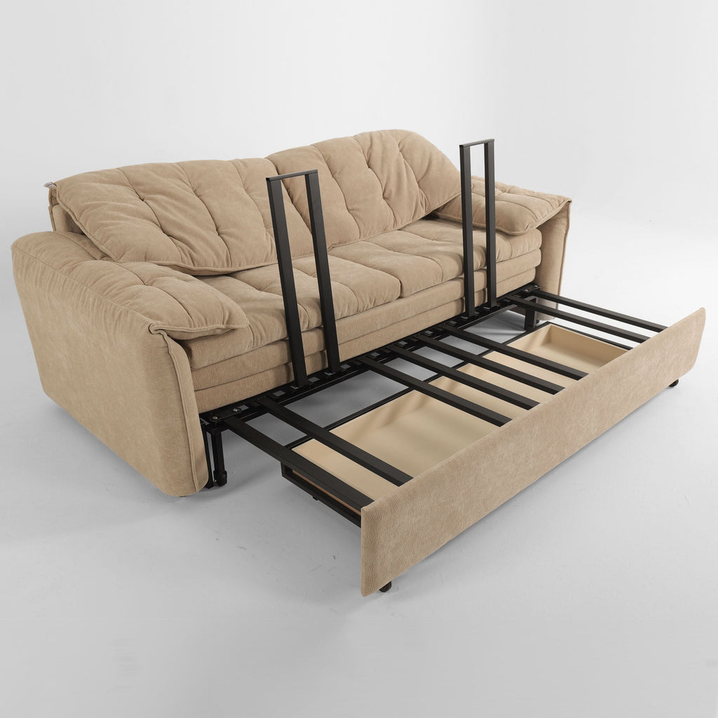 Cottonfy Upgraded Cloud Chenille Skin Friendly Sofa Bed with Storage