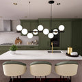 Lightsin Cumulus - Modern Metal Chandelier with LED White Shade