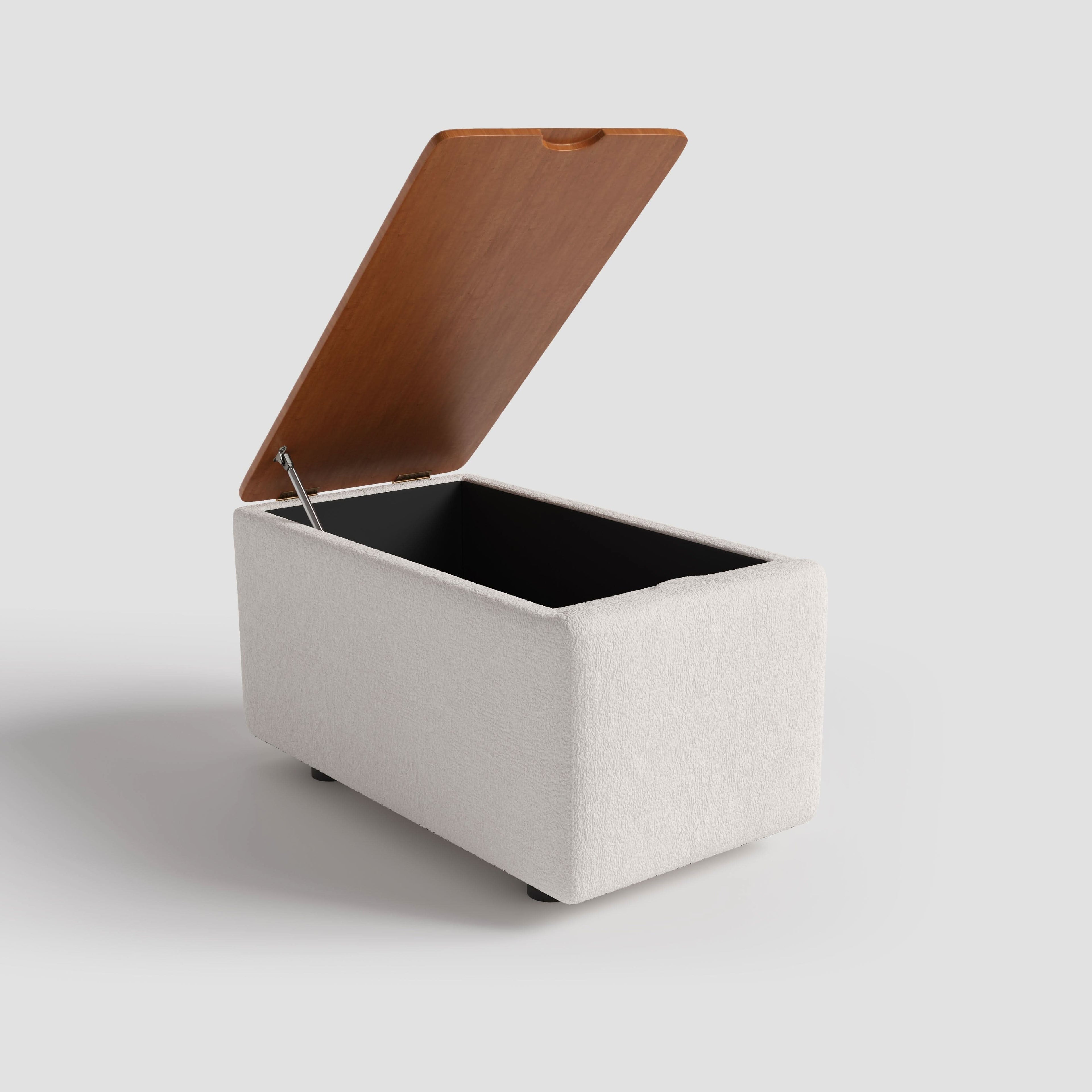The Plump Modular Bouclé Sofa with Integrated Storage